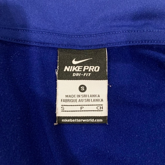 Nike Pro Dri-Fit 1/2 Zip Hyperwarm Pullover Jacket, Size S - Picture 4 of 8